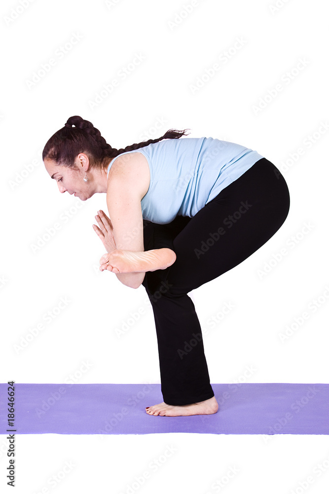 Fototapeta premium Woman in Yoga Position