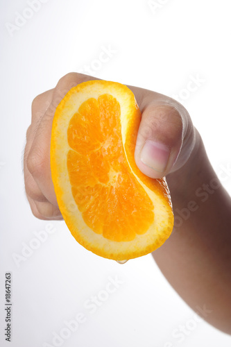 Squeeze orange
