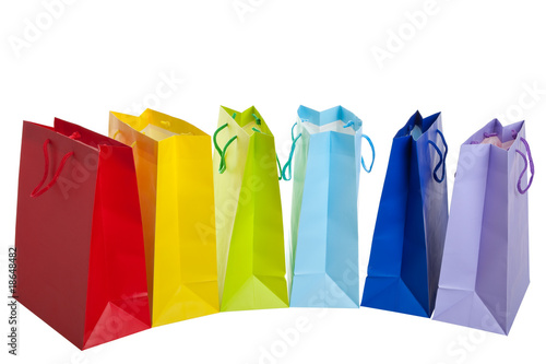 Rainbow Shopping Bags