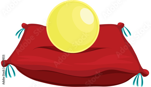 cushion and ball