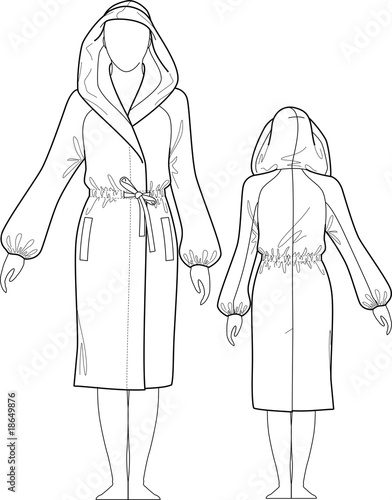Dressing gown female