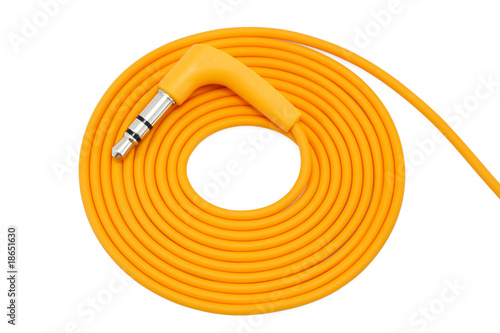Wrapped orange cable
