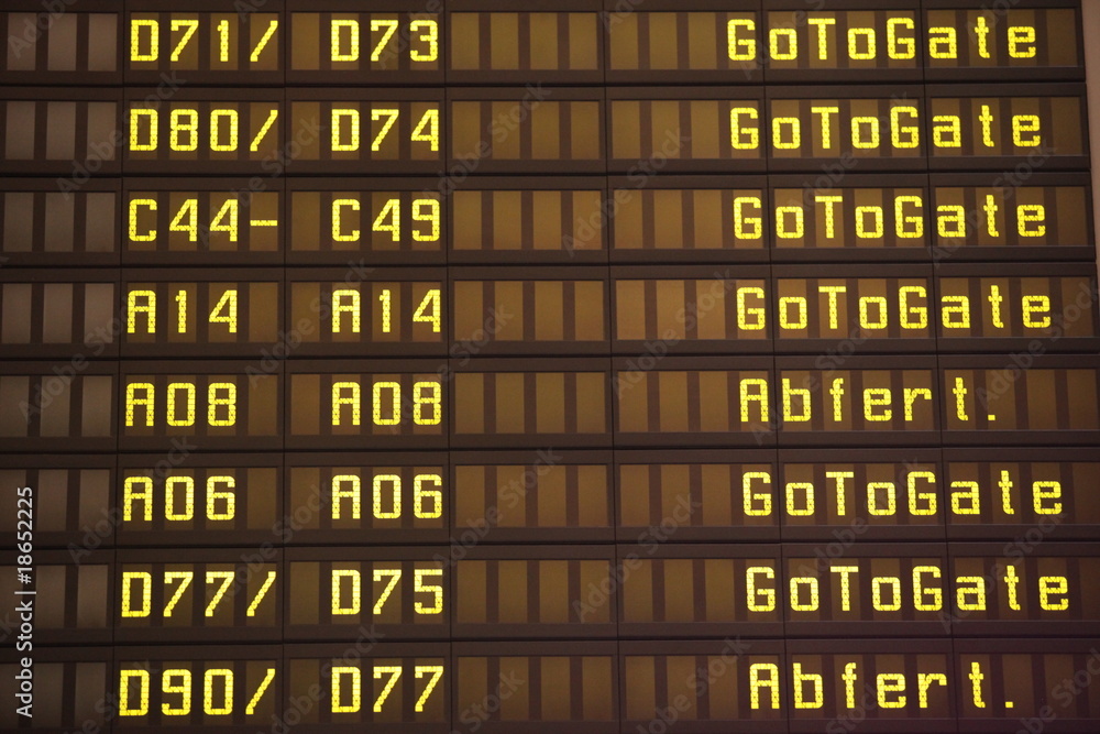 Fototapeta premium Flughafen
