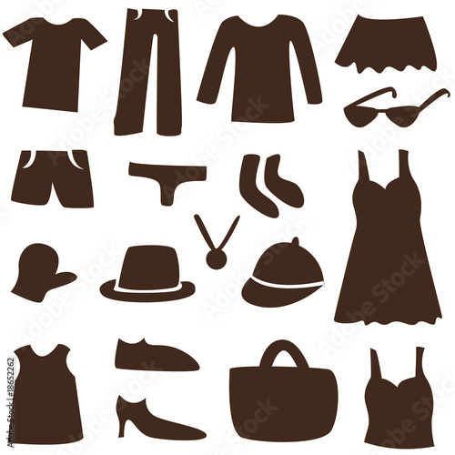 les vêtements et accessoires