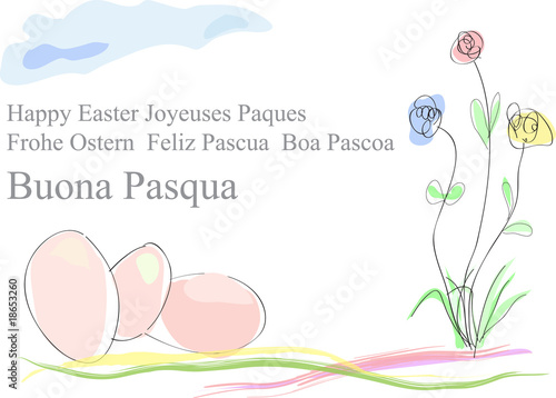 cartolina di pasqua