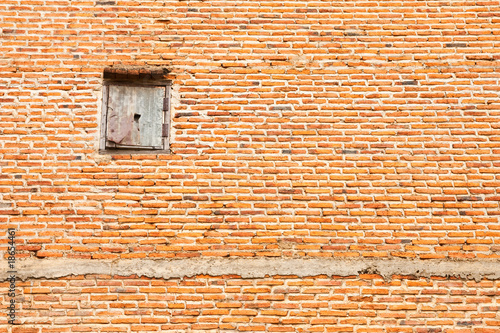 Brick wall and window