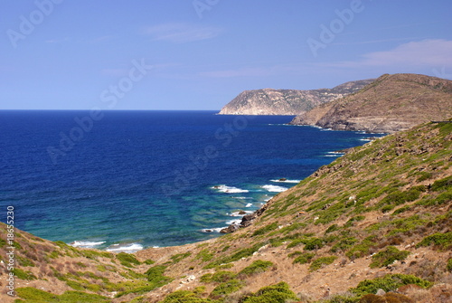Sea-coast Sardinia Isola di Assinara
