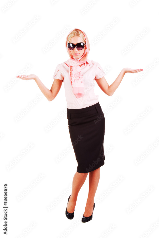 Beautiful sweet young girl in pink Beautiful sweet young girl in pink