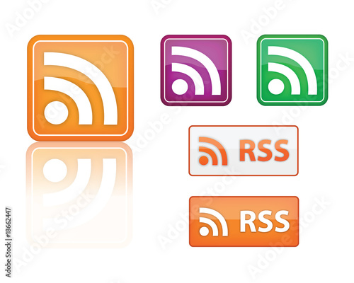 rss feed vector