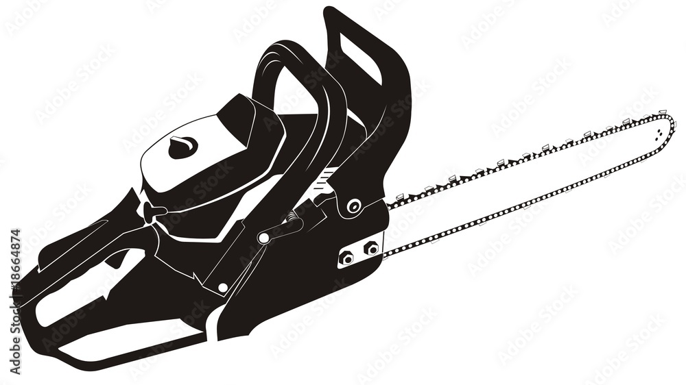 Fototapeta premium Piła łańcuchowa