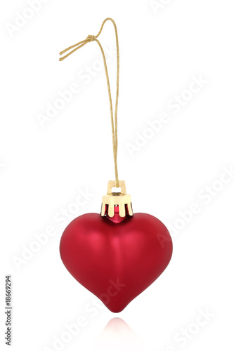 Red Heart Bauble