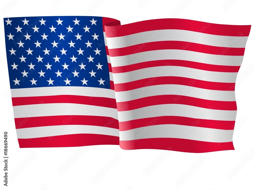 Fototapeta premium flag of USA