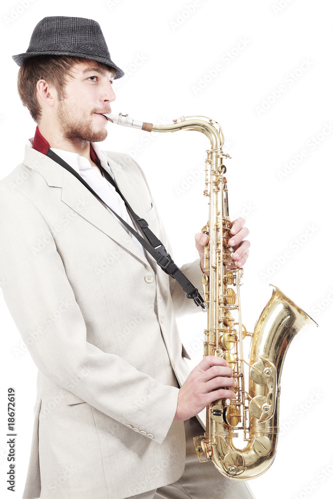 Fototapeta premium saxophonist