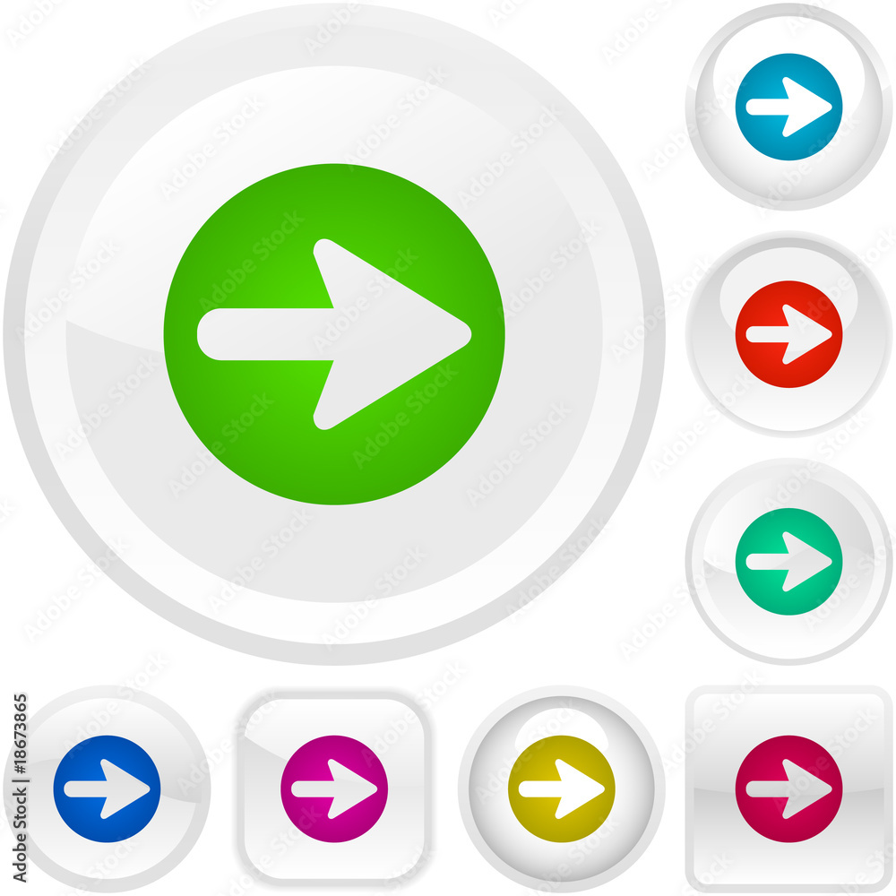 Arrow set vector for web design. Arrow set vector for web design.