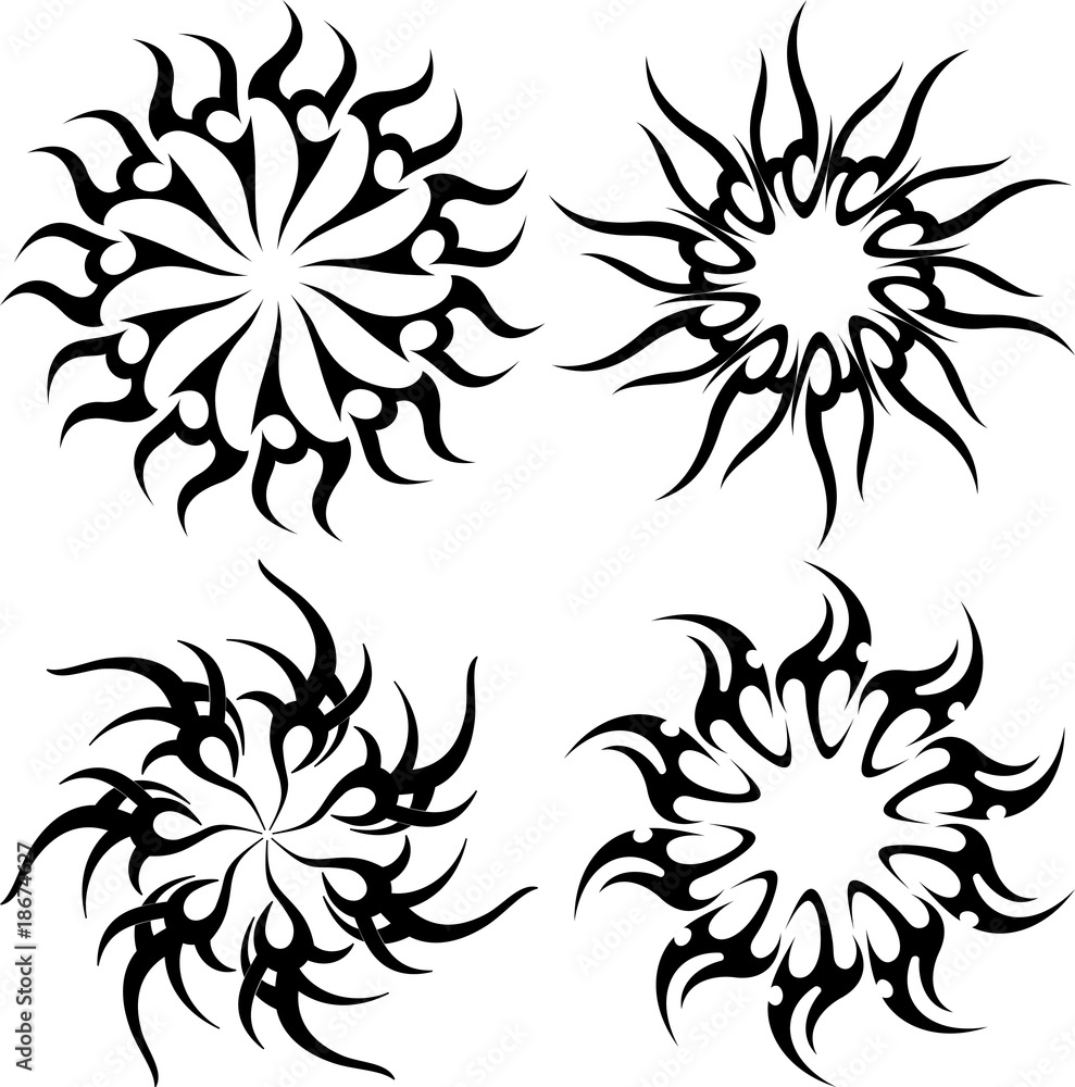 Circle tribal tattoo Circle tribal tattoo