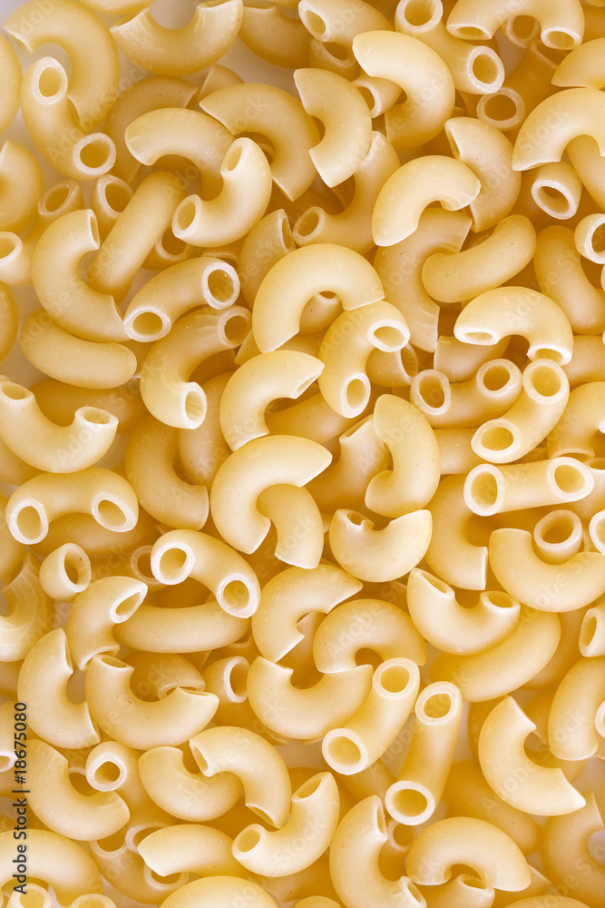Some yellow macaroni for backgrounds