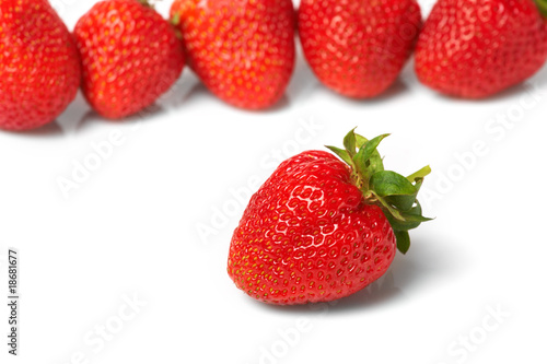 Fresh and tasty strawberries