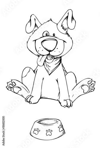 Hund, Dog, Hundefutter, Fressnapf, Hunger, Essen