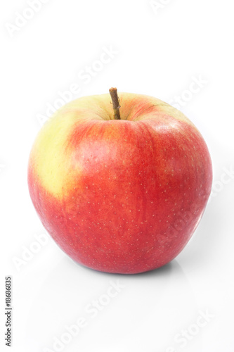 Fresh apple isolated on a white.