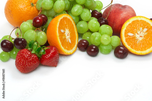 Still-life of fresh fruit