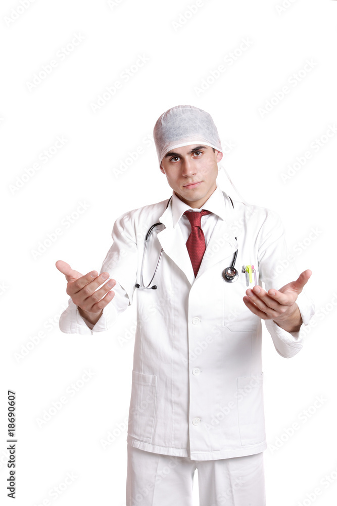 Doctor with stethoscope Doctor with stethoscope