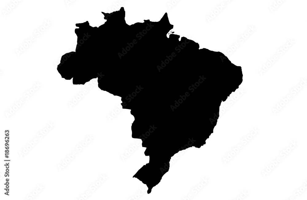 Federative Republic of Brazil - white background