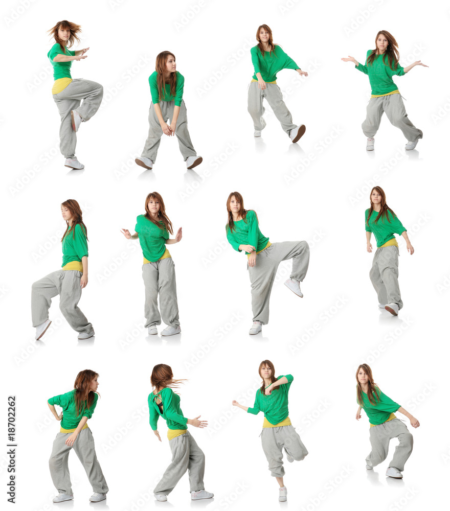 Fototapeta premium Modern dancer poses