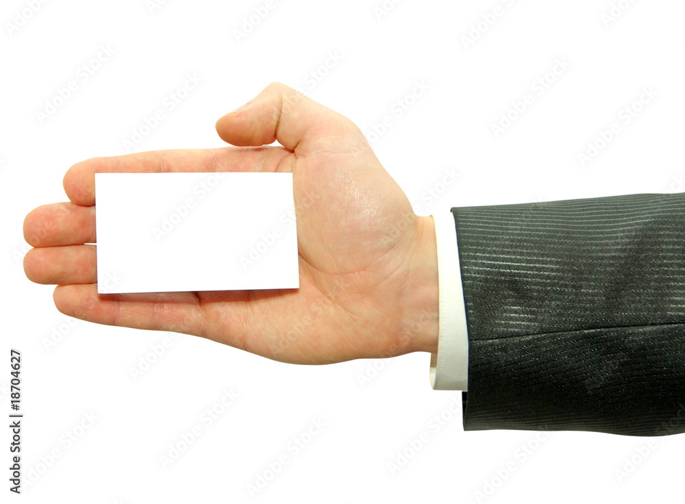 Obraz premium business card