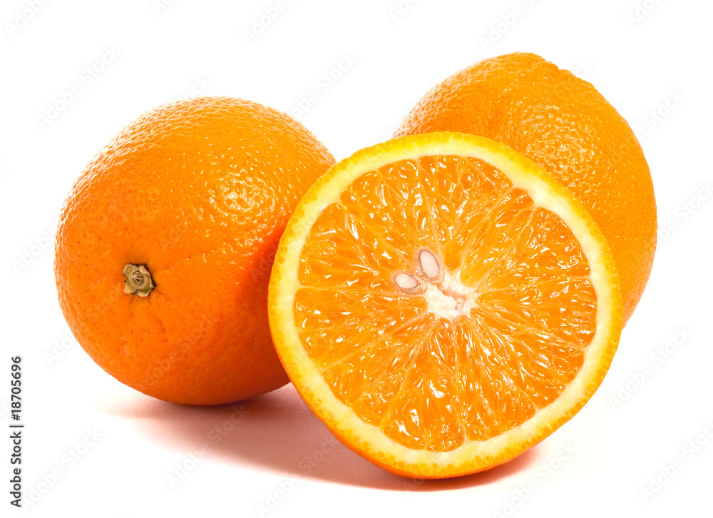 oranges and slice oranges and slice