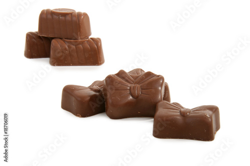 isolated chocolate