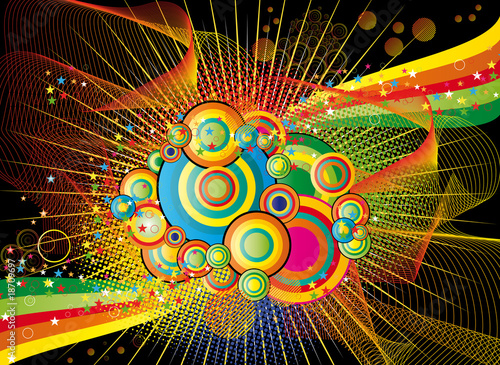 Abstract fun background