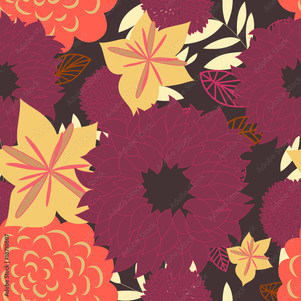 seamles floral pattern seamles floral pattern