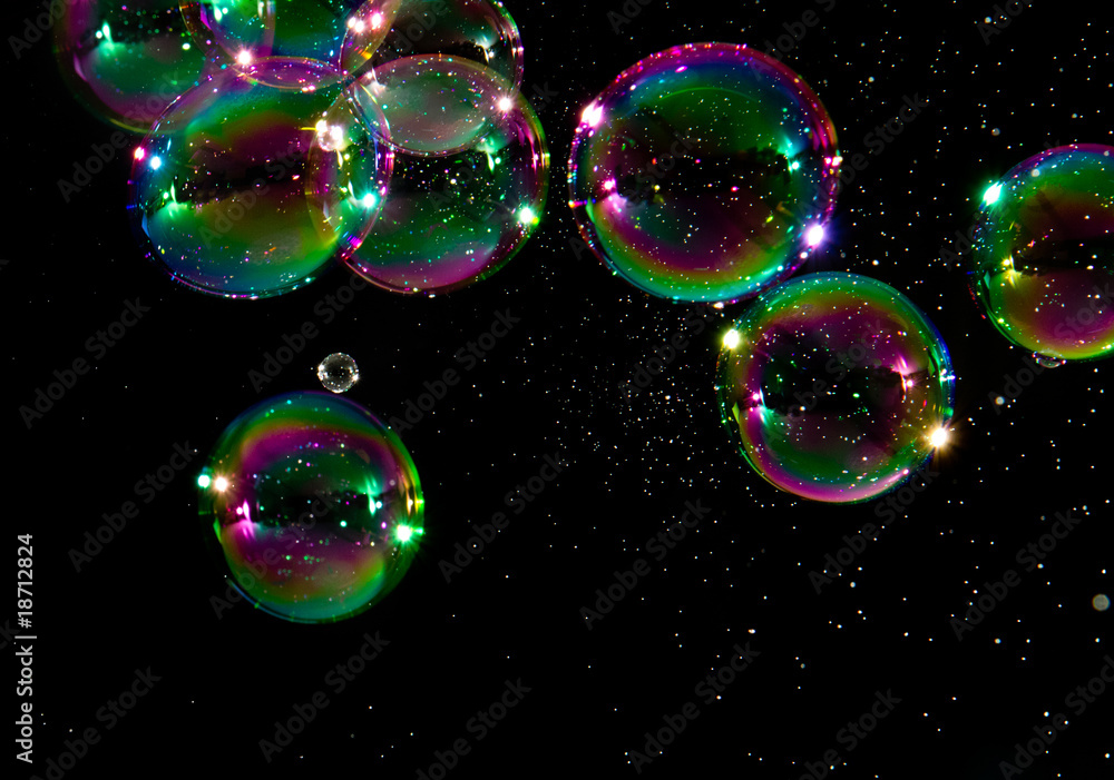 Naklejka premium Soap Bubbles