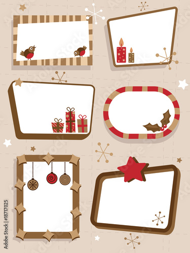 retro christmas signs