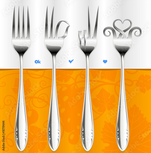Vector fork gestures