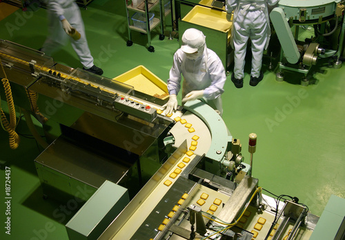 Confectionery factory on production cookie
