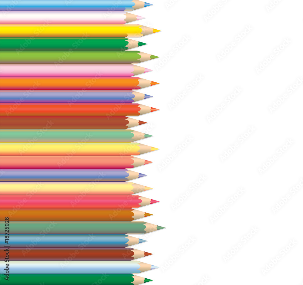 vector coloured pencils vector coloured pencils