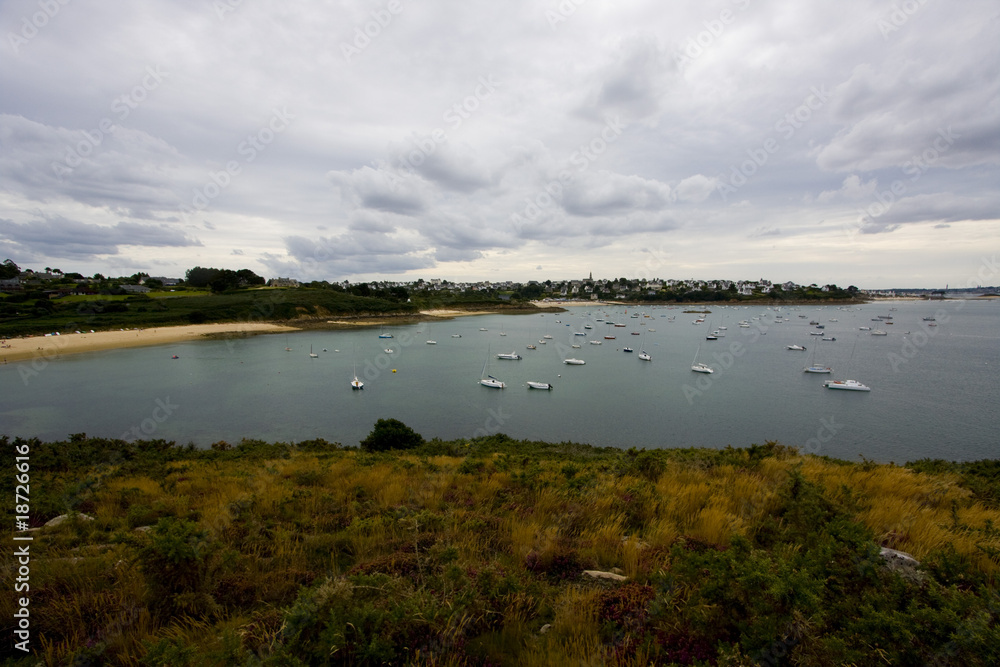 view of the sea with boats