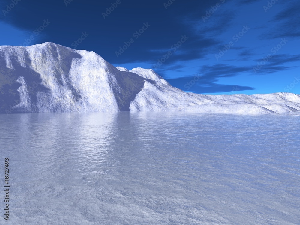 Obraz premium Eisberge