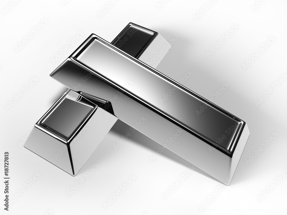 Obraz premium Silver bars
