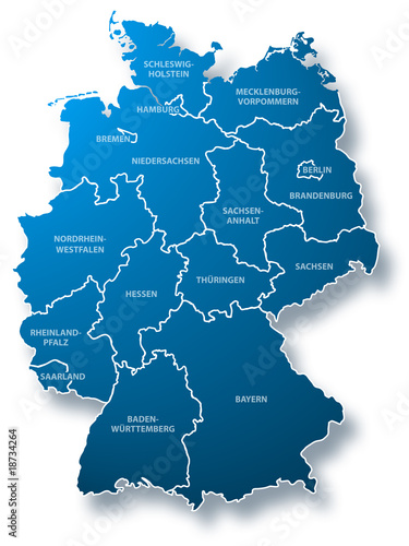 Deutschland Karte Bundesländer