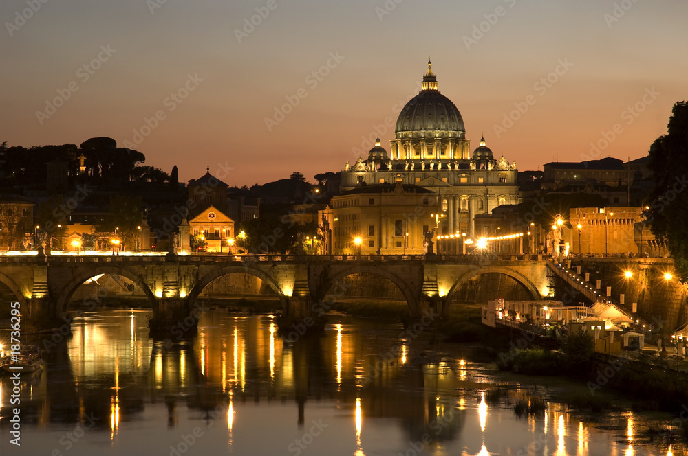 San Pietro al tramonto - Roma