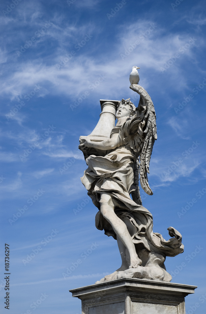 Statua su Ponte S.Angelo - Castel S. Angelo - Roma