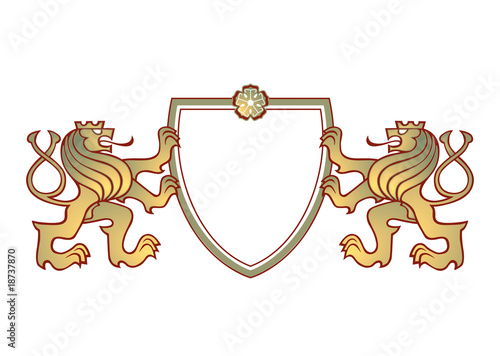 2 Löwen Wappen