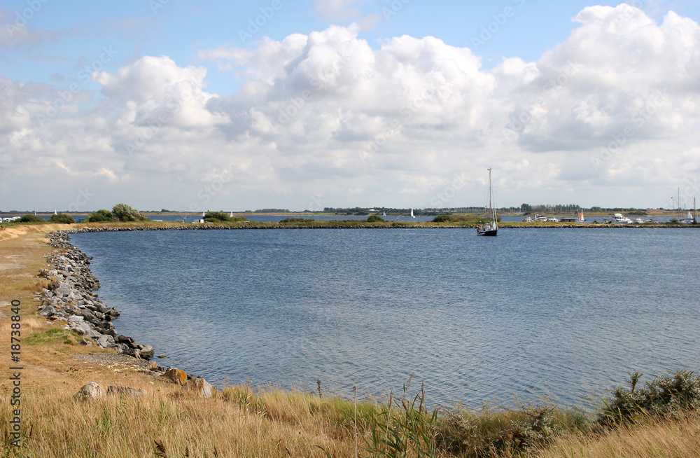 Fototapeta premium lake in Brouersdam, Holland