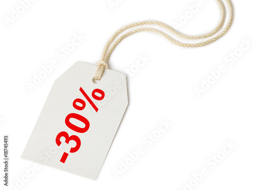 Label discount 30%