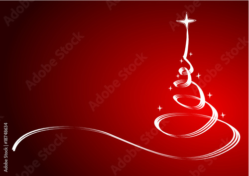 weihnachtsbaum abstrakt