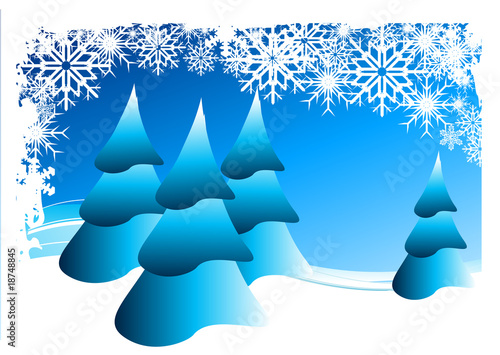 paysage d'hiver