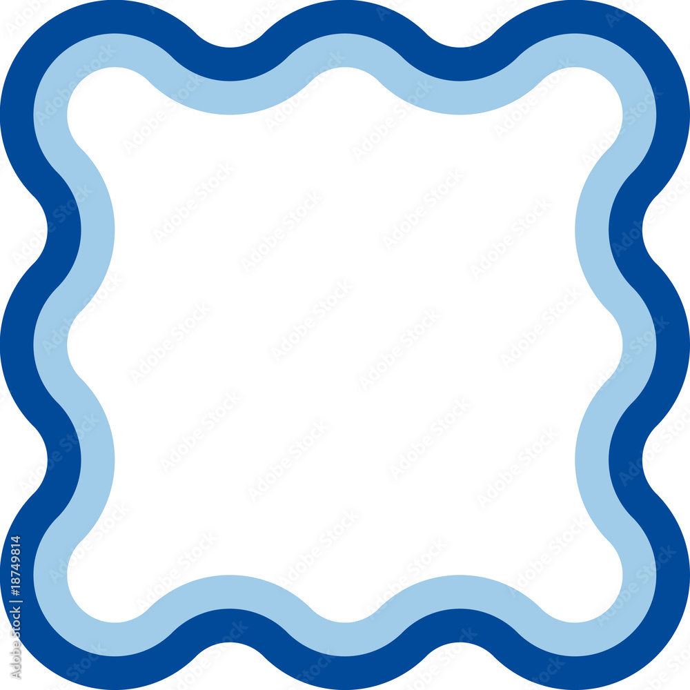 Mud Pie Mini Cornice Quadrata In Metallo Ondulato, 12,7x12,7 Cm, Alluminio Pressofuso Con Cavalletto