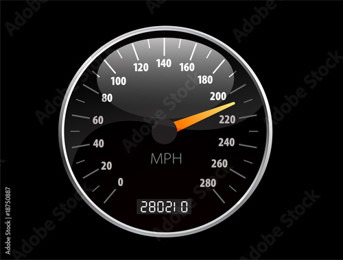 Speedometer Vector illustration